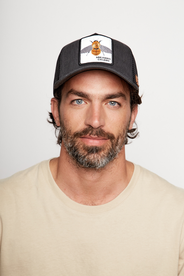 Jockey Abejorro Orgánico Negro Lavado - 0