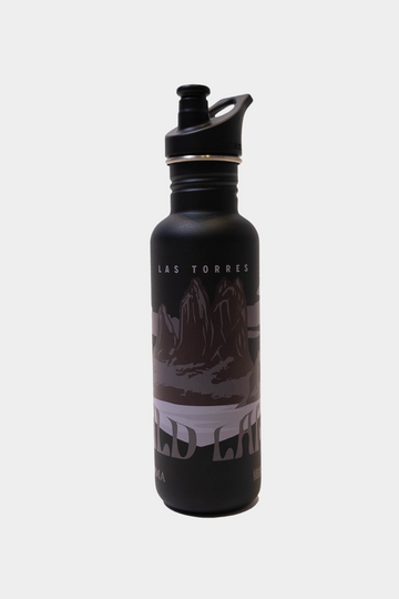 Botella Sport Reciclada Torres Negra x Klean Kanteen
