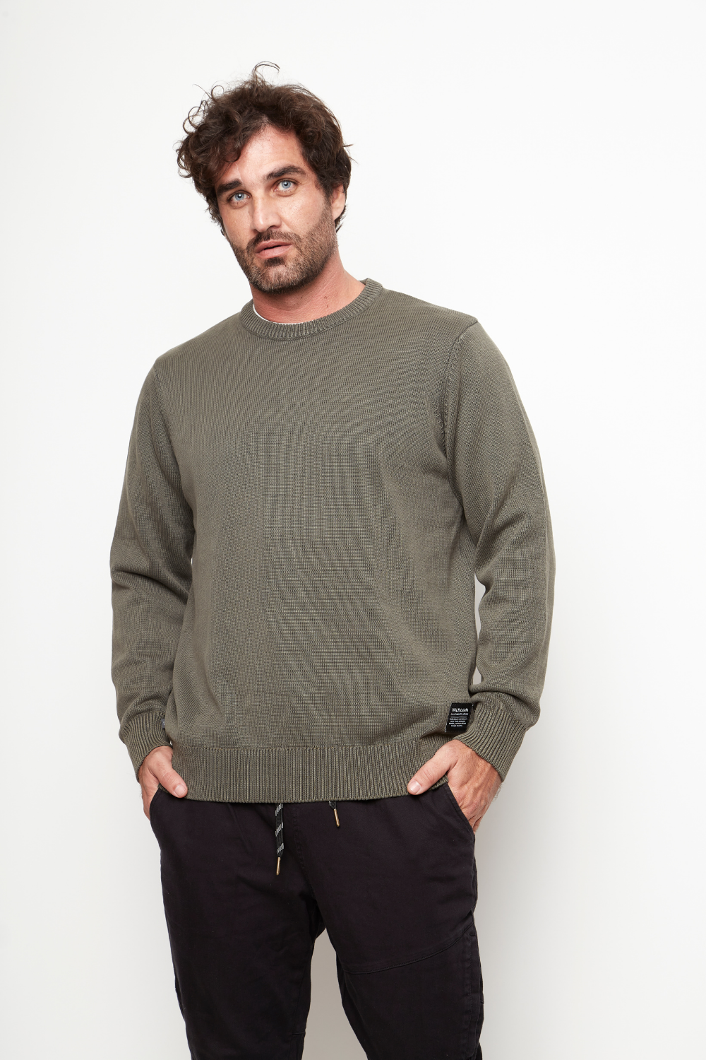 Sweater Tros Orgánico Verde Hombre