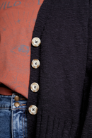 Cardigan Nola Orgánico Negro Mujer-5