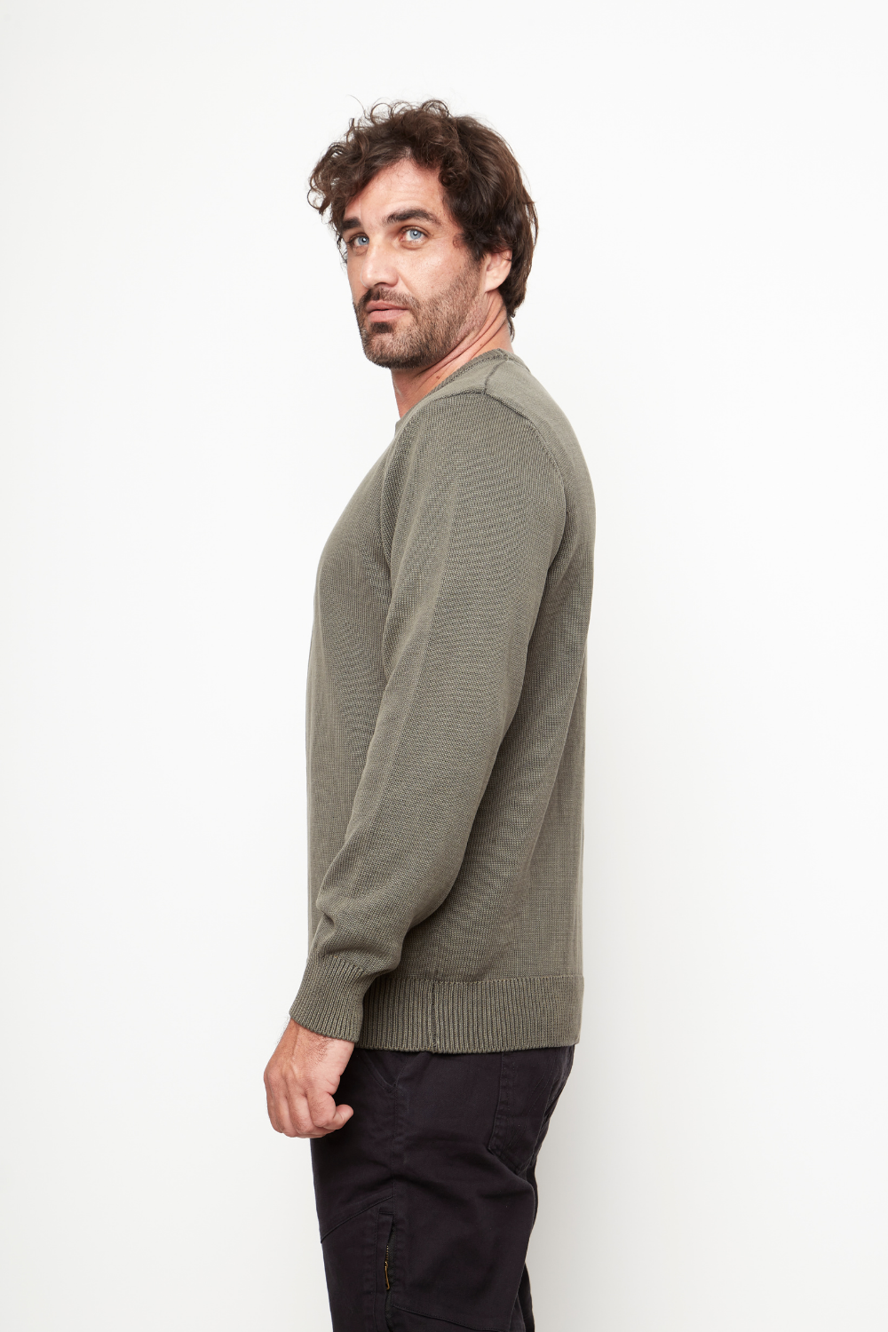 Sweater Tros Orgánico Verde Hombre