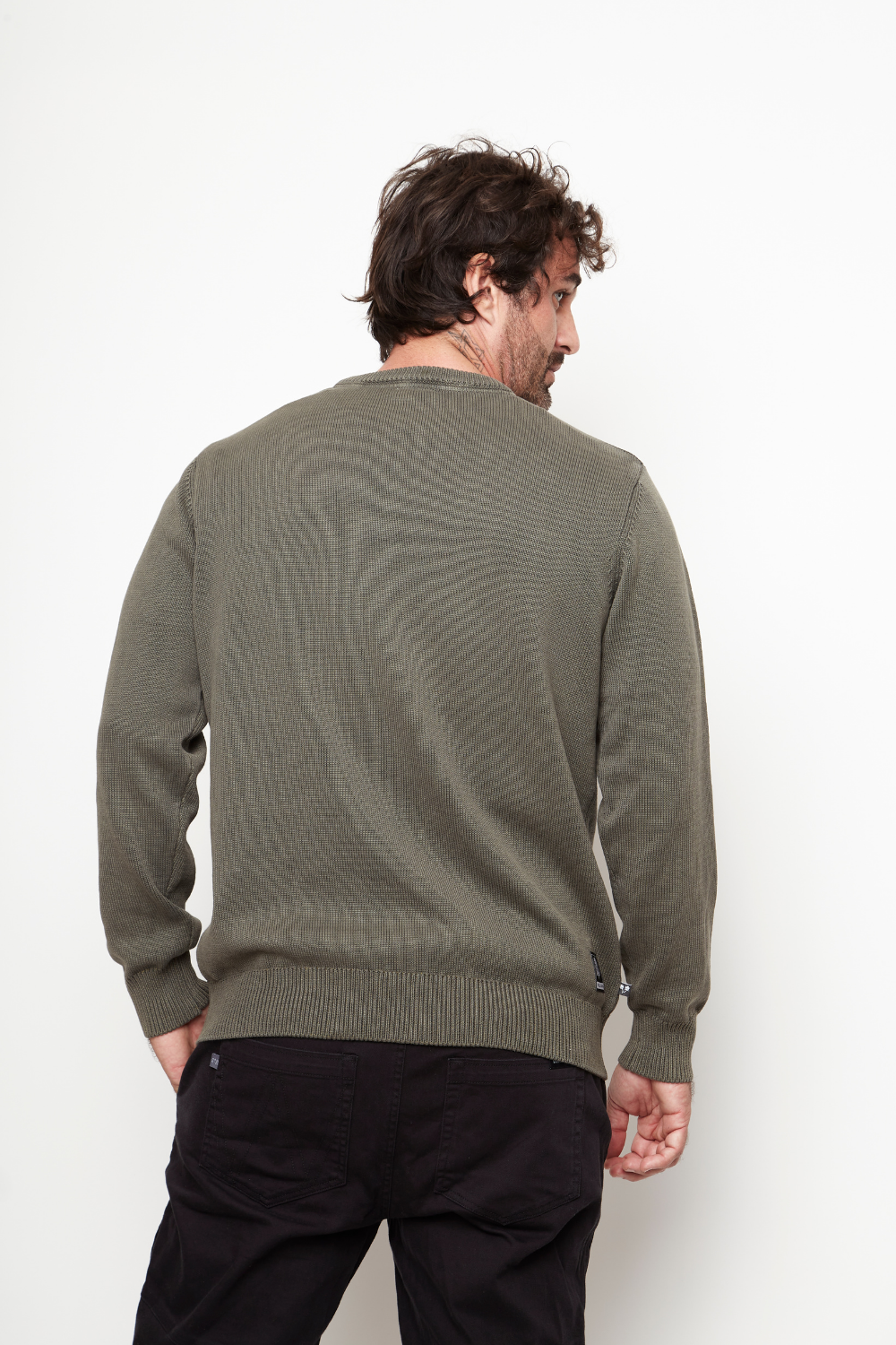 Sweater Tros Orgánico Verde Hombre