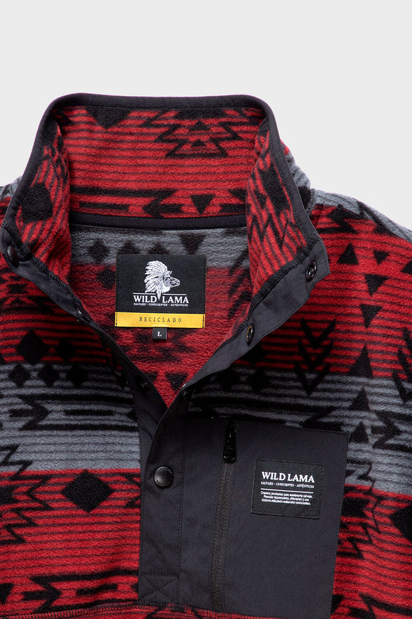 Polar Lava Man Reciclado Burdeo Full Print Hombre