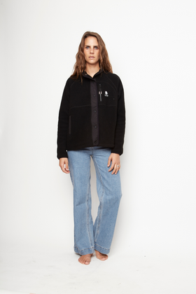 Polar Gael Reciclado Negro Mujer - 0