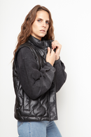 Parka Aines Sin Mangas Reciclada Negro Mujer-4