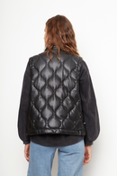 Parka Aines Sin Mangas Reciclada Negro Mujer-6