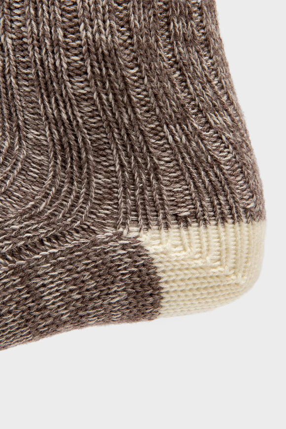 Calcetin Tepe Lana Merino Beige