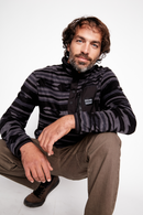 Polar Lava Reciclado Negro Melange Print Hombre-1