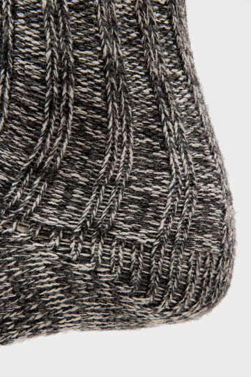 Calcetin Tepe Lana Merino Gris Oscuro - 0