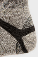 Calcetin Cos Lana Merino Gris Oscuro-2