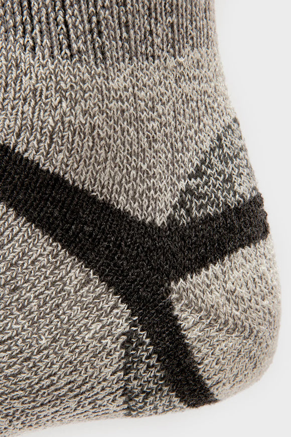 Calcetin Cos Lana Merino Gris Oscuro