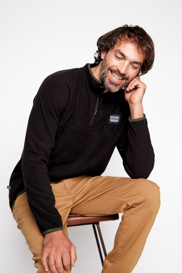 Polar Cautín Reciclado Negro Hombre - 0