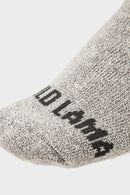 Calcetin Cos Lana Merino Gris Oscuro-3