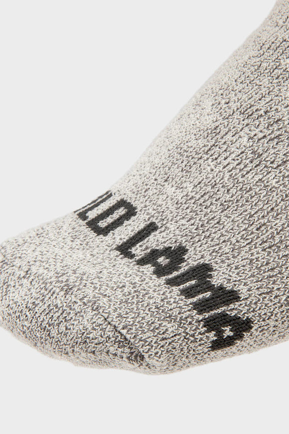 Calcetin Cos Lana Merino Gris Oscuro