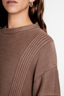 Sweater Viga Orgánico Café Mujer-6
