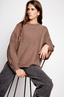 Sweater Viga Orgánico Café Mujer-1
