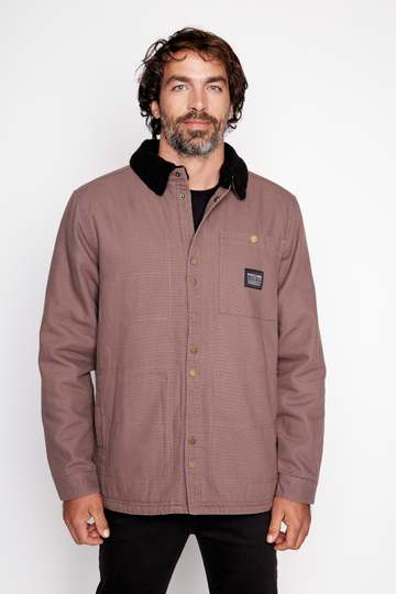 Chaqueta Ulmo Teddy Orgánica Café Hombre - 0