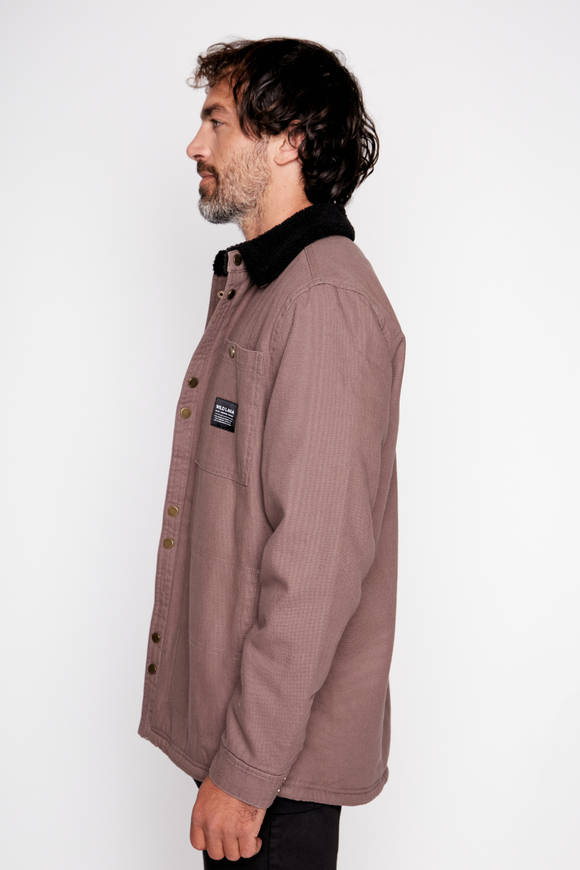 Chaqueta Ulmo Teddy Orgánica Café Hombre