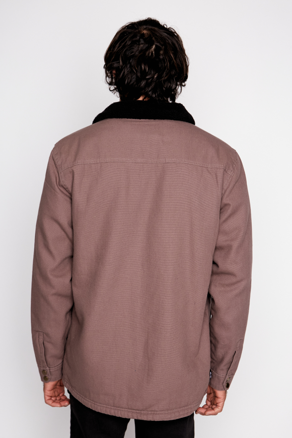 Chaqueta Ulmo Teddy Orgánica Café Hombre