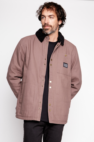 Chaqueta Ulmo Teddy Orgánica Café Hombre