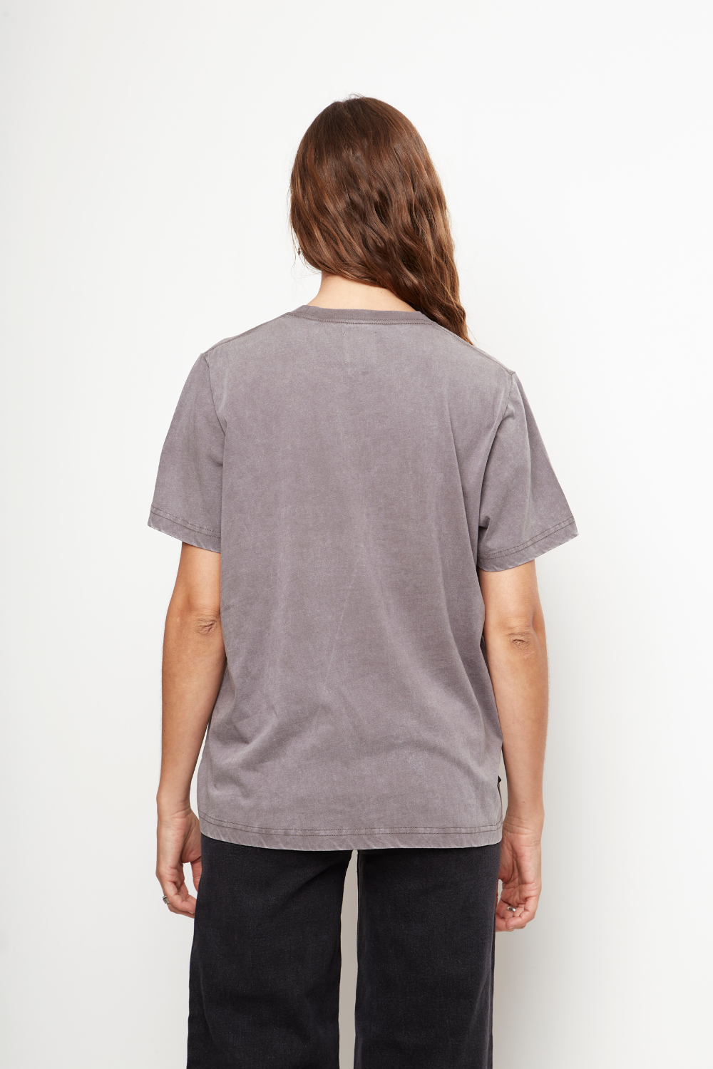 Polera Genovesa Orgánica Gris Mujer