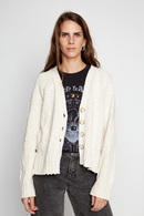 Cardigan Nola Orgánico Beige Mujer-2
