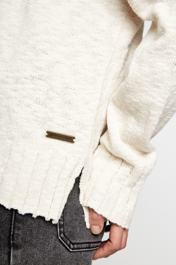 Cardigan Nola Orgánico Beige Mujer