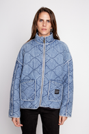 Chaqueta Vespa Orgánica Light Blue Denim Mujer-2