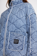 Chaqueta Vespa Orgánica Light Blue Denim Mujer-5