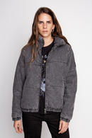 Parka Puffa Jeans Silveria Orgánica Negra Mujer-1