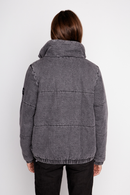 Parka Puffa Jeans Silveria Orgánica Negra Mujer-4
