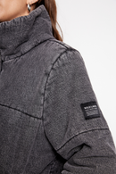 Parka Puffa Jeans Silveria Orgánica Negra Mujer-5