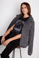 Parka Puffa Jeans Silveria Orgánica Negra Mujer-7