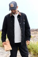 Chaqueta Roble Orgánica Negro Hombre-1