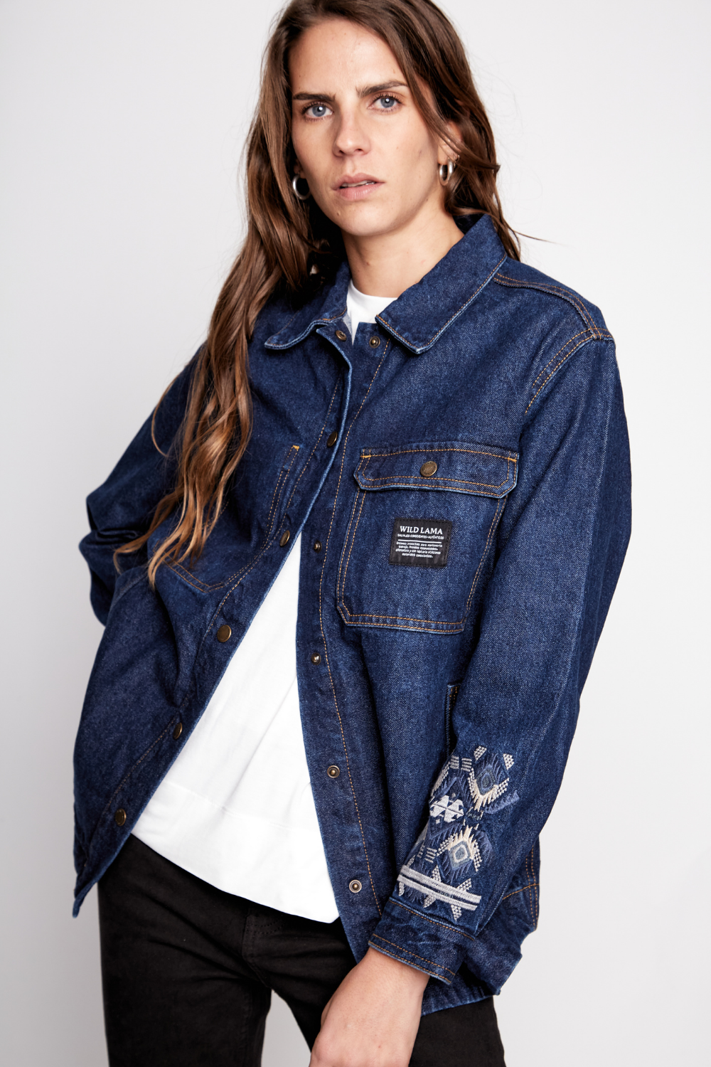 Chaqueta Armina Orgánica Blue Denim Mujer