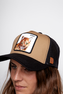 Jockey Puma Algodón Bordado Contraste Beige-5