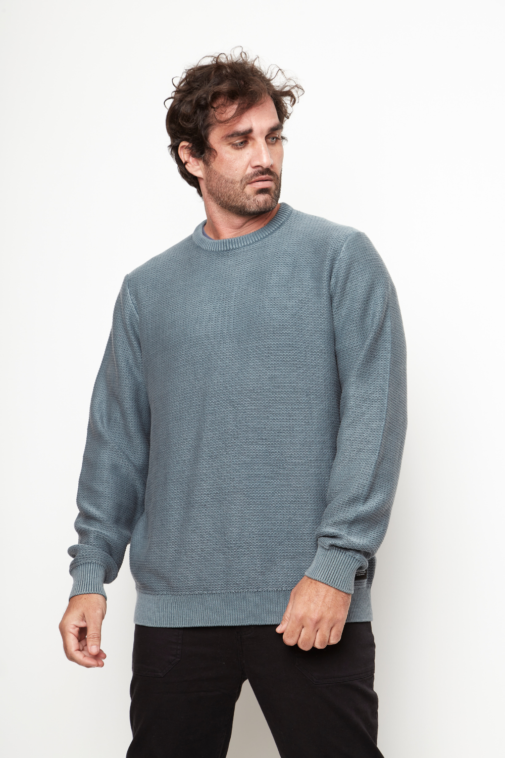 Sweater Rob Orgánico Gris Hombre