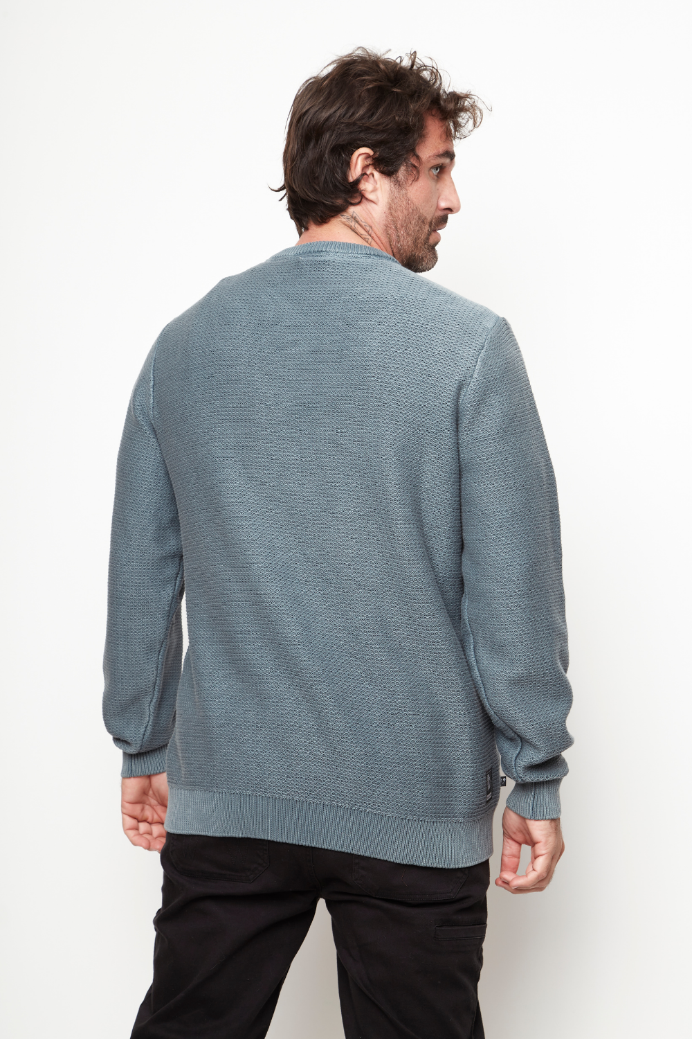 Sweater Rob Orgánico Gris Hombre