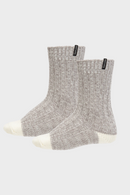 Calcetín Lana Merino Tepe Beige-1