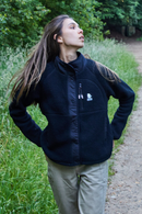 Polar Gael Reciclado Negro Mujer-1