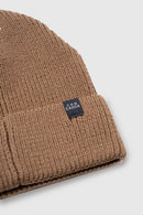 Gorro Neve Con Causa Reciclado Mostaza Kids-3