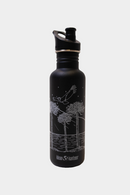 Botella Sport Reciclada Conguillío Negra x Klean Kanteen-2