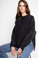 Sweater Viga Orgánico Negro Mujer-7