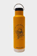 Botella Insulated Reciclada Rolan Mostaza x Klean Kanteen-1