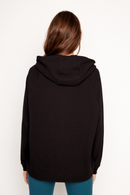 Polerón Sara Waffle Orgánico Negro Mujer-4