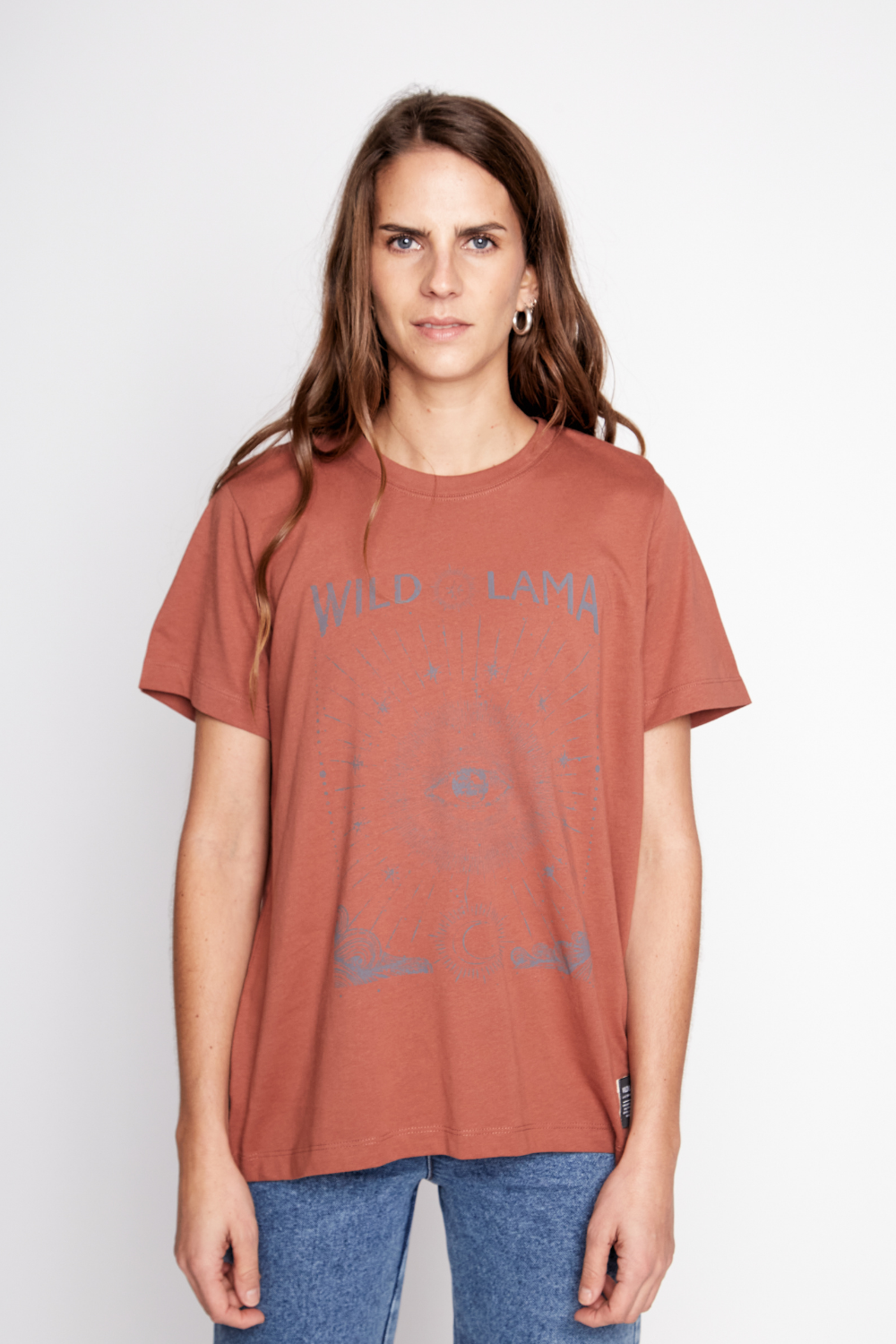 Polera Rovena Orgánica Terracota Mujer