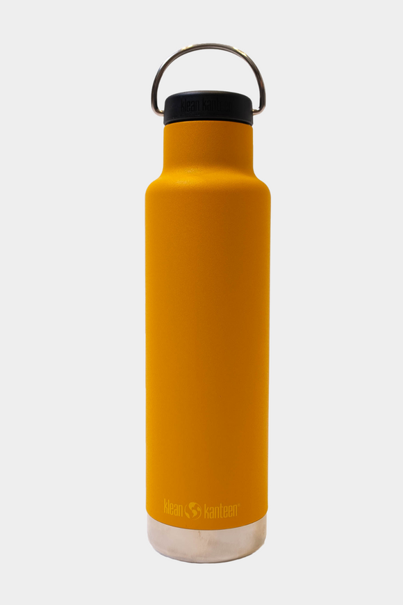 Botella Insulated Reciclada Rolan Mostaza x Klean Kanteen