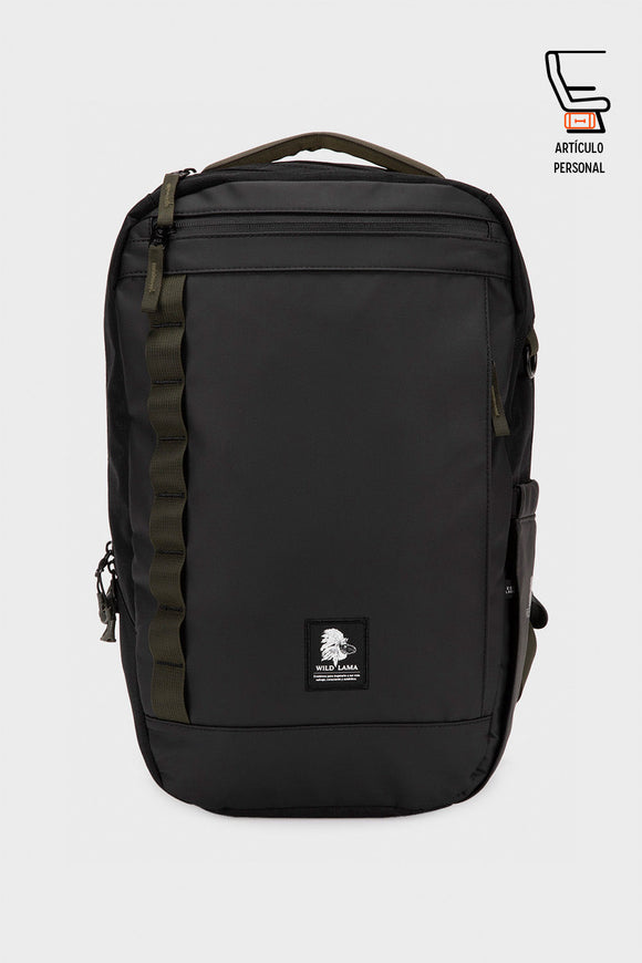 Mochila Travel Baku S Reciclada Negra 21L.