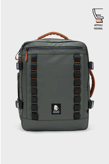 Mochila Travel Baku M Reciclada Verde 26 L.