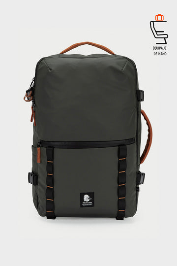 Mochila Travel Baku L Reciclada Verde 44L.